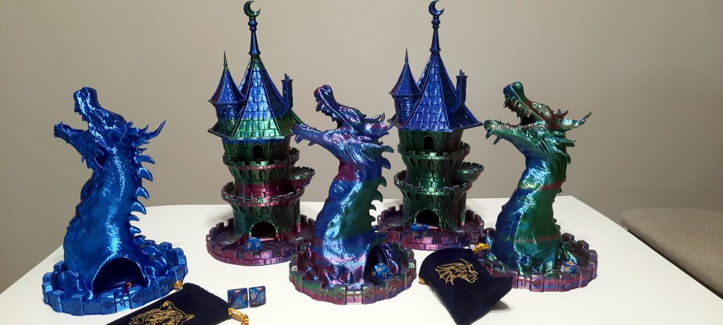 Fantasy Dice Towers