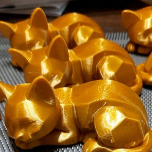 sleeping cat figurines