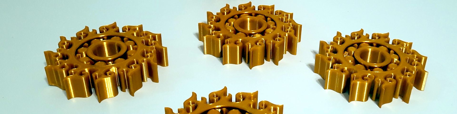 3D Printed Gear Fidget Spinner Toy
